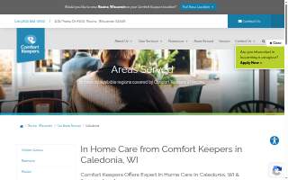 Comfort Keepers Home Care of Caledonia website