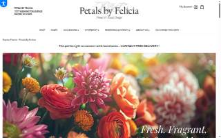 Petals by Felicia website