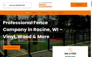 Racine Fence Contractor of Caledonia website