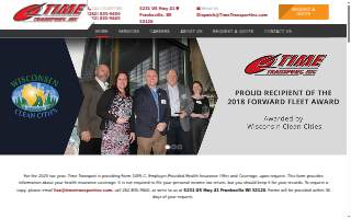 Time Transport Inc website