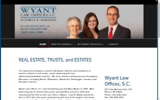 Wyant Law Offices, S.C. website