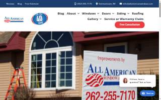 All American Window & Door Co of Cedarburg website