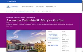 Ascension Columbia St. Mary's - Grafton of Cedarburg website