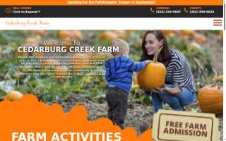 Cedarburg Creek Farm website