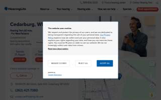 HearingLife of Cedarburg website