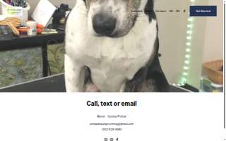 ZenPawsPetGrooming website