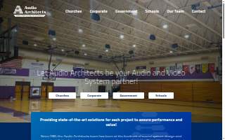 Audio Architects website
