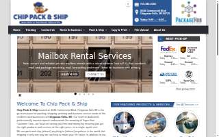 Chip Pack & Ship website