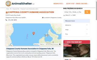Chippewa Humane Association website