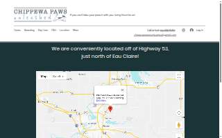 Chippewa Paws Unleashed website