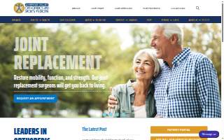 Chippewa Valley Orthopedics and Sports Medicine website