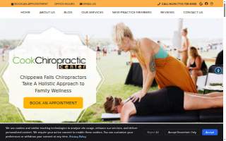 Cook Chiropractic Center website