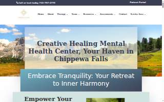 Creative Healing Mental Health Center website