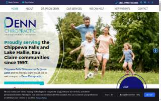 Denn Chiropractic website