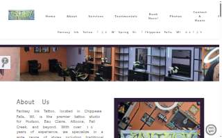 Fantasy Ink Tattoo website