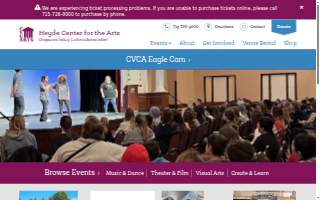 Heyde Center For the Arts website