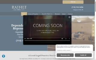 Raihle Law Office S.C. website