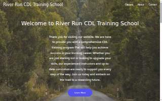 River Run CDL Training School website