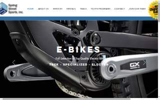 Spring Street Sports website