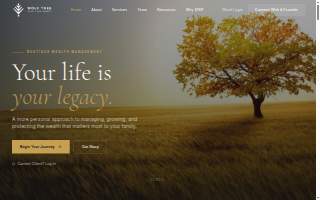 Wolf Tree Wealth Management website