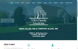 Allen Family Medicine, Nikki Allen MD & Timothy Allen MD website