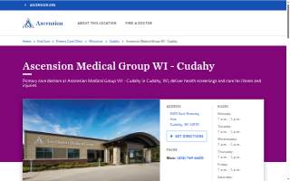 Ascension Medical Group WI - Cudahy website