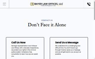 Bayer Law Offices of Cudahy website