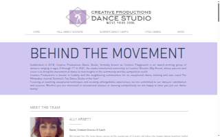 Creative Productions Dance Studio of Cudahy website