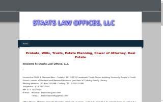 Staats Law Offices website