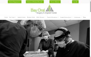 Bay Oral Surgery & Implant Center of De Pere website