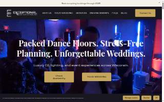Exceptional Entertainment website