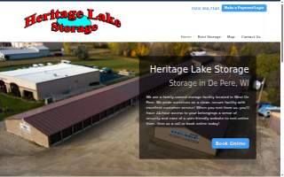 Heritage Lake Storage website