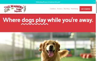 TailWaggers Doggy Daycare Neenah website