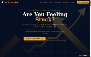 Top Hat Marketing of De Pere website