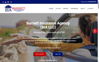 Barnett Insurance Agency website