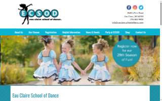 Eau Claire School of Dance website