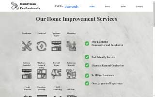 Handyman Professionals website