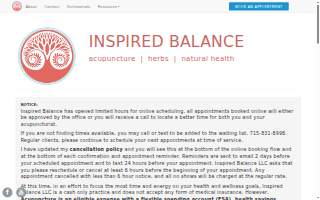 Inspired Balance, LLC website