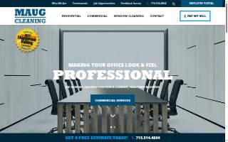 Maug Cleaning, Inc. website