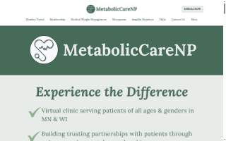 MetabolicCareNP website