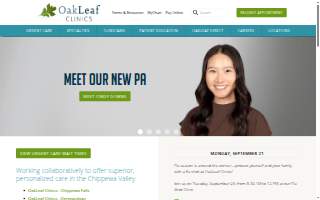 Oakleaf Clinics - OB/GYN website
