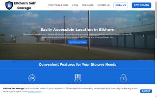 Elkhorn Self Storage LLC website