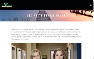 Lux White Dental Group website