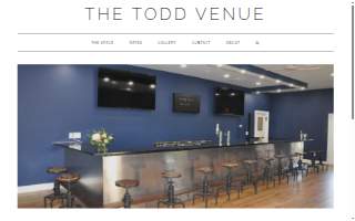 The Todd Venue website