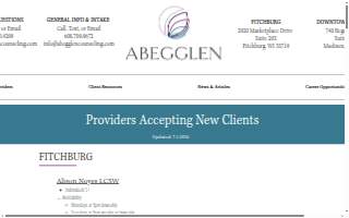 Abegglen Counseling & Consulting, LLC website