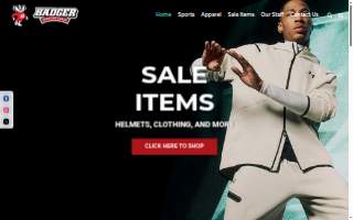 Badger Sporting Goods website