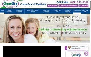 Chem-Dry of Madison website