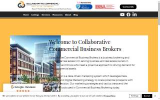 Collaborative Commercial Business Brokers website