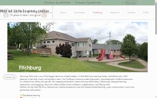 Here We Grow Learning Center website