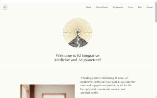 Ki Integrative Medicine & Acupuncture website